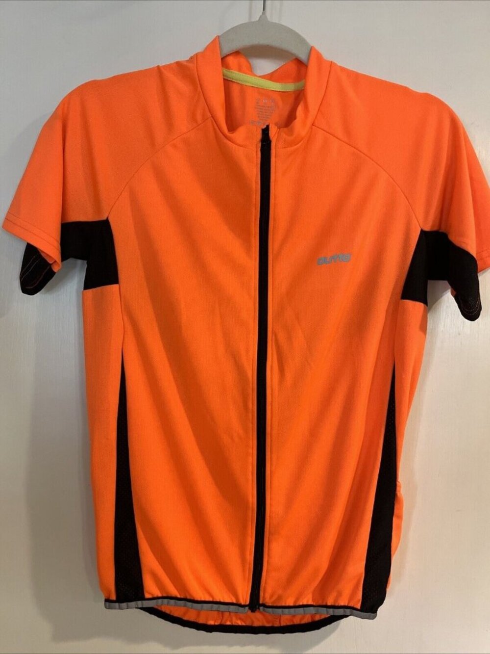 Outta Unisex Bicycle Jersey Sz S. Orange&black Full Zip